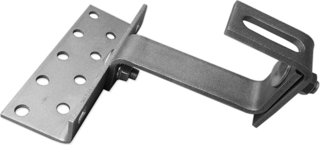 Sunex A2 Dachhaken MS6 6 mm 3-fach verstellbar Edelstahl 1.4016 Halterung Photovoltaik Solaranlage 1 Stück