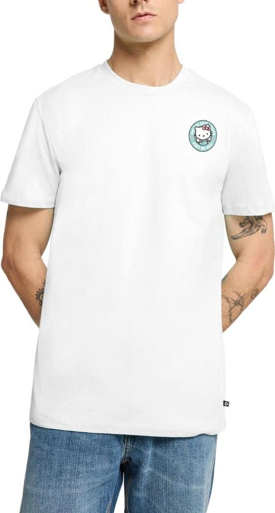 Spreadshirt Hello Kitty Club Just Be You Männer Premium T-Shirt, S, Weiß