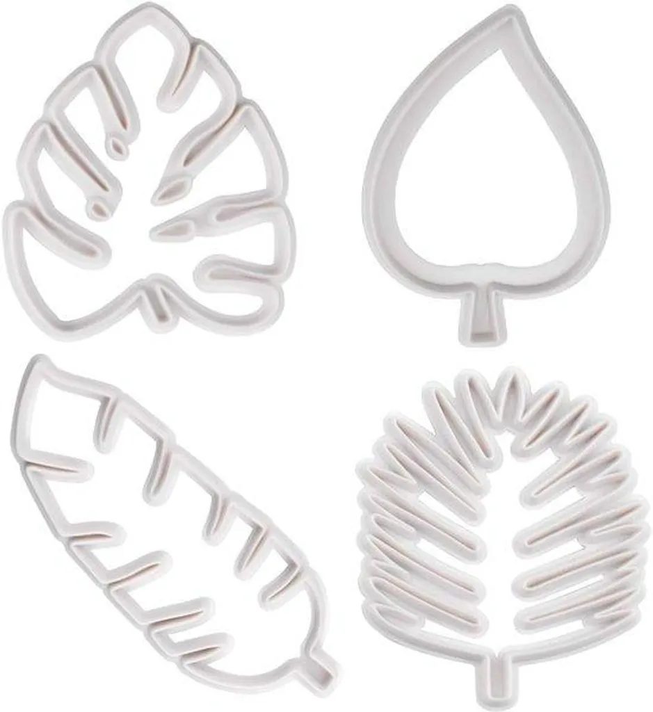 Solution découpe biscuits feuilles sans coller - Lot 4 spatules DIY