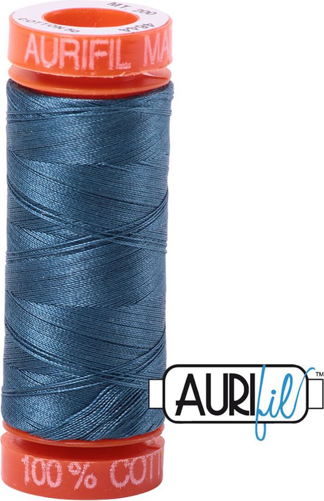 AURIfil Nähgarn MK50WT 1300m, 100% CO : 4644 Smoke Blue AURIfil: 4644 Smoke Blue