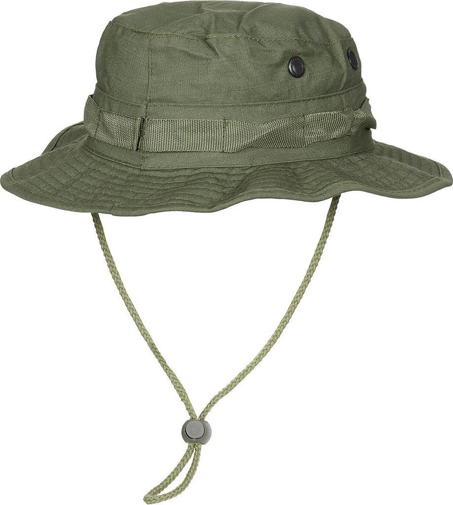 US GI Buschhut, mit Kinnband, GI Boonie, Rip Stop, oliv XXL
