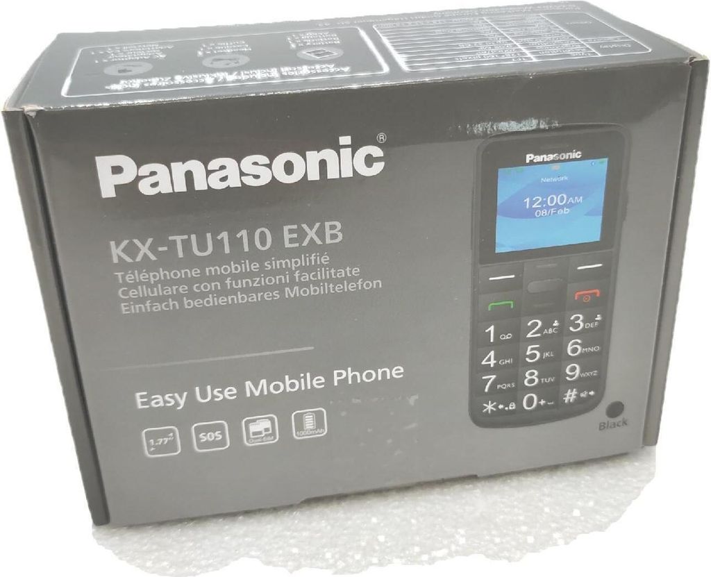Panasonic KX-TU110 4,5 cm (1.77 Zoll) Schwarz Produktbild 13