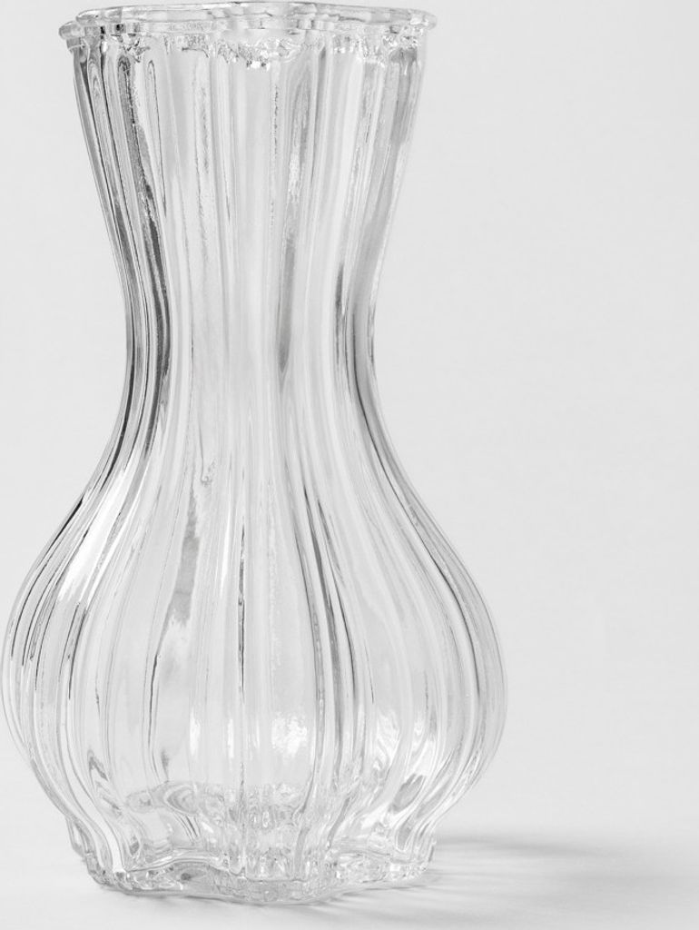 HOMLA JUNNE Vase aus transparentem Glas 12x20,3 cm Produktbild 