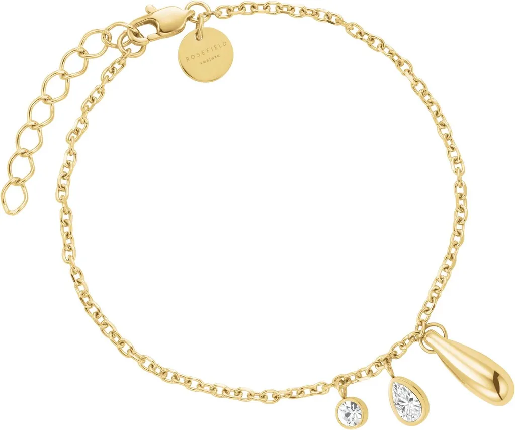 Bracelet femme Rosefield JBBCG-J1211 en plaqué or jaune chic