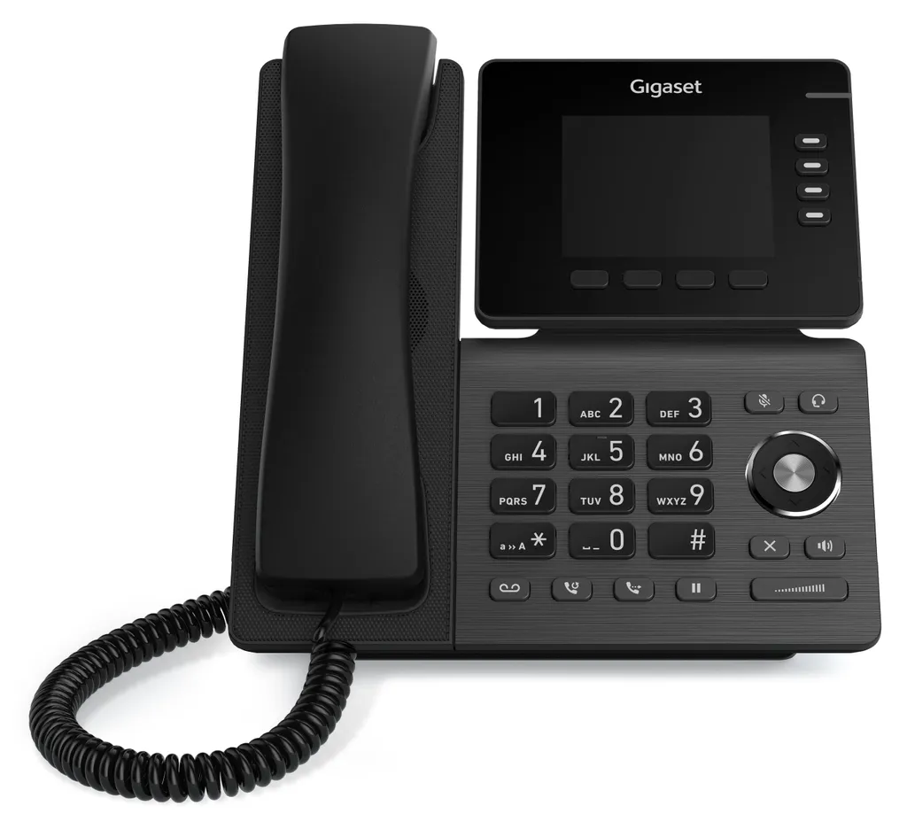 Gigaset PRO P810 IP avec son HD et écran couleur pour bureau moderne