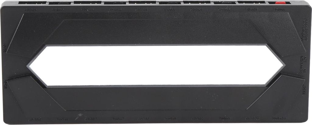 ARGB Splitter PWM Fan Hub 1 bis 10 Serial ATA Power Port 5V 3Pin Magnetic Base PC Case Fan Splitter für Computer CPU Fans Schwarz