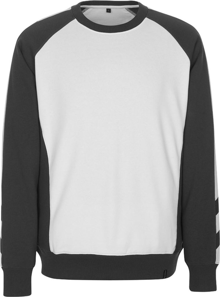 MASCOT Witten Sweatshirt Größe 4XL, weiss/dunkelanthrazit | Packung (1 Stück)