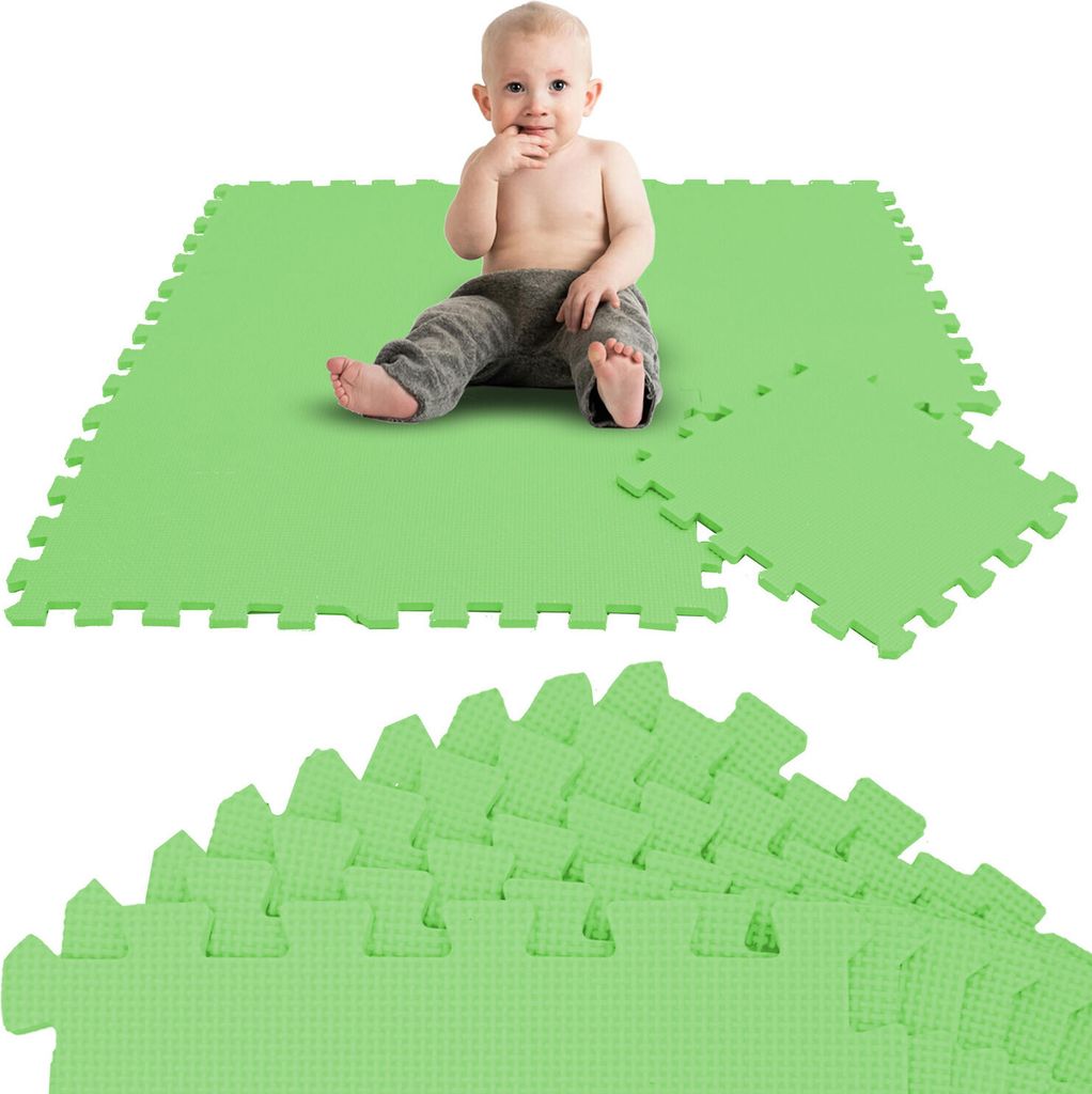9 Teile Baby Kinder Puzzlematte ab Null - 30x30 Puzzle Produktbild 