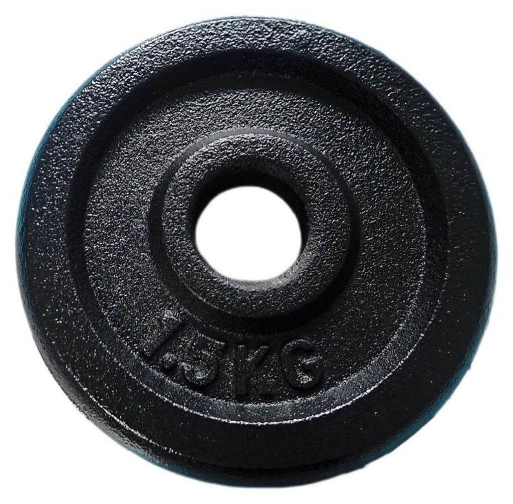 Acra Gusseiserne Scheibe (Gewicht) für Kurzhanteln 1,5 kg - 30 mm - 30