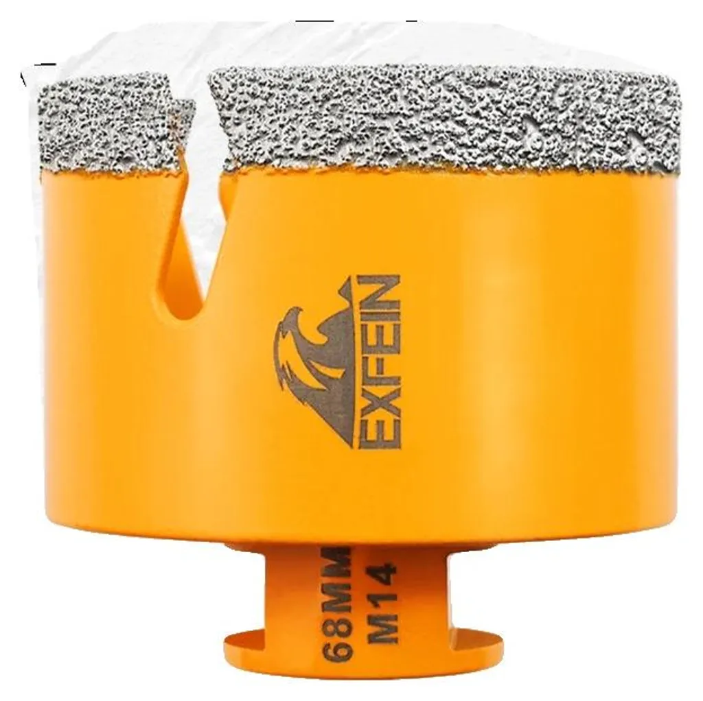 Trépan diamant 68mm M14 pour percer le grès cérame et le granit dur