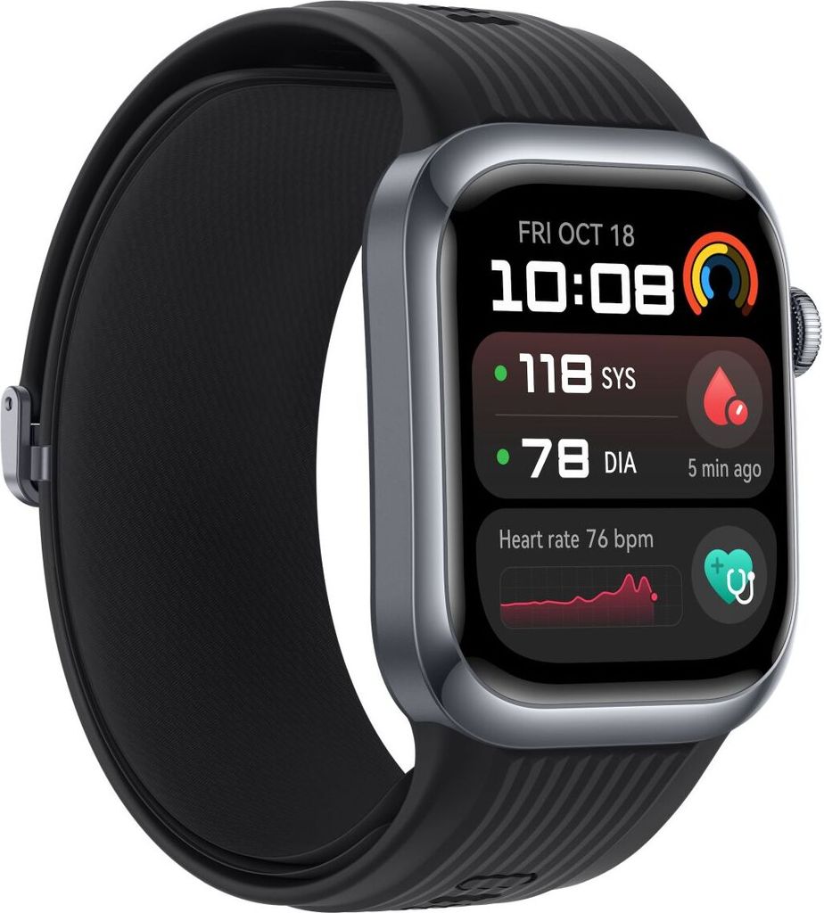 Huawei Watch D2 schwarz Fluoroelastomer-Armband Produktbild 