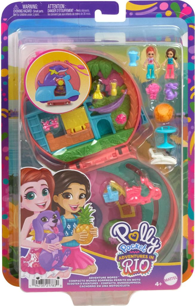 Mattel Polly Pocket Adventure Moped