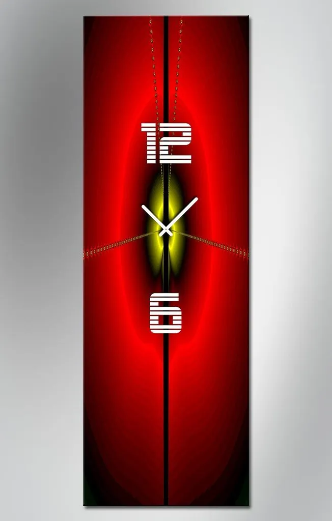 4303 Dixtime Horloge Murale Design Moderne Géante de 50cm x 150cm