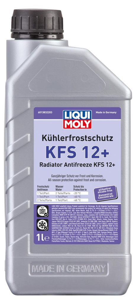 Liqui Moly Kühlerfrostschutz KFS 12+ 1 Liter Kanister Produktbild 