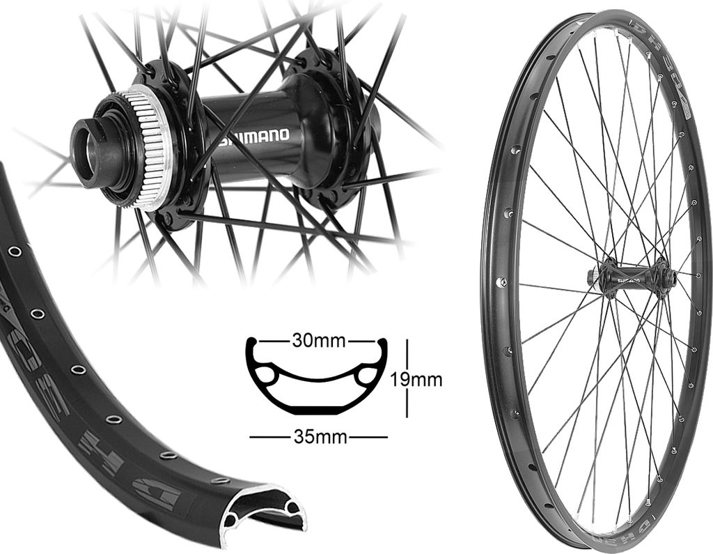 Bärwinkels Vorderrad 27,5 Zoll MTB – Mit Centerlock Scheibenbremse & Industrielager