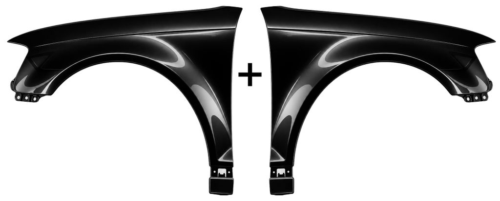 Kotflügel für Audi A3 8P Links + Rechts LY9B 08-13  Produktbild 