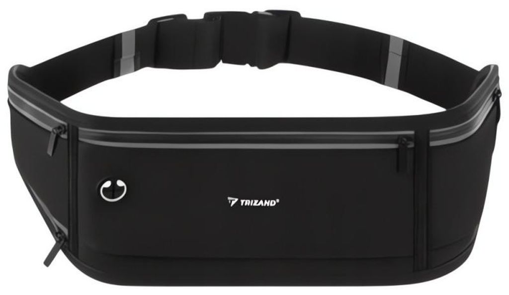 Trizand 27409 Marsupio da corsa 75 - 110 cm, nero Immagine del prodotto 