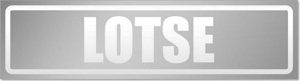 Kiwistar LOTSE invertiert Magnetschild Schild magnetisch - 60cm Silber - Magnetfolie für Auto PKW Kfz