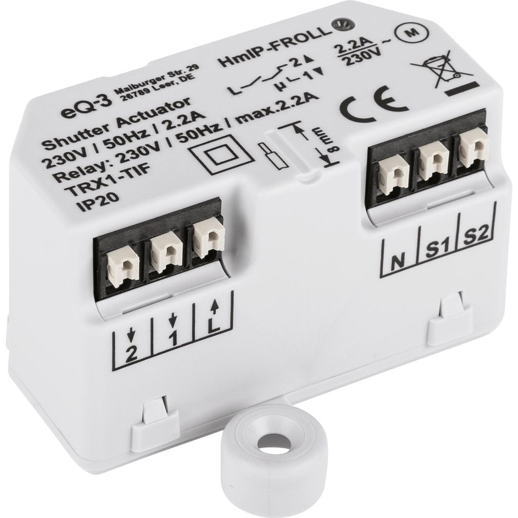 Homematic IP Smart Home Rollladenaktor Unterputz Produktbild 