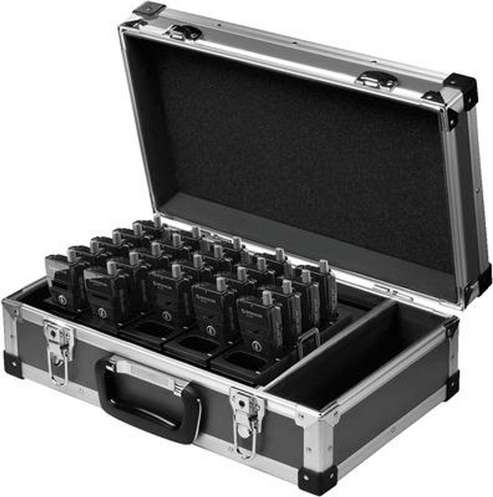 Transportkoffer ATS-825C mit Ladefunktion für 25 Geräte der ATS-80-Serie, 437x170x266 mm
