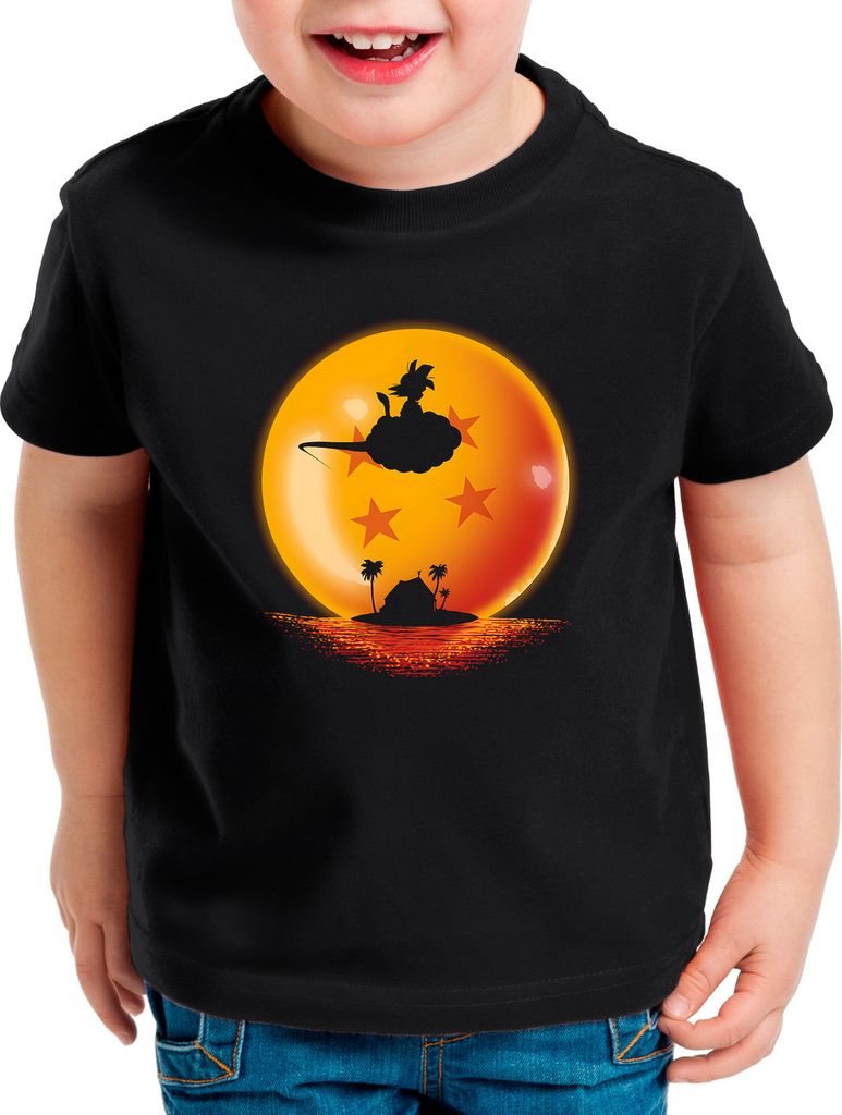 style3 Flying Nimbus Kinder T-Shirt super dragon saiyan z gt