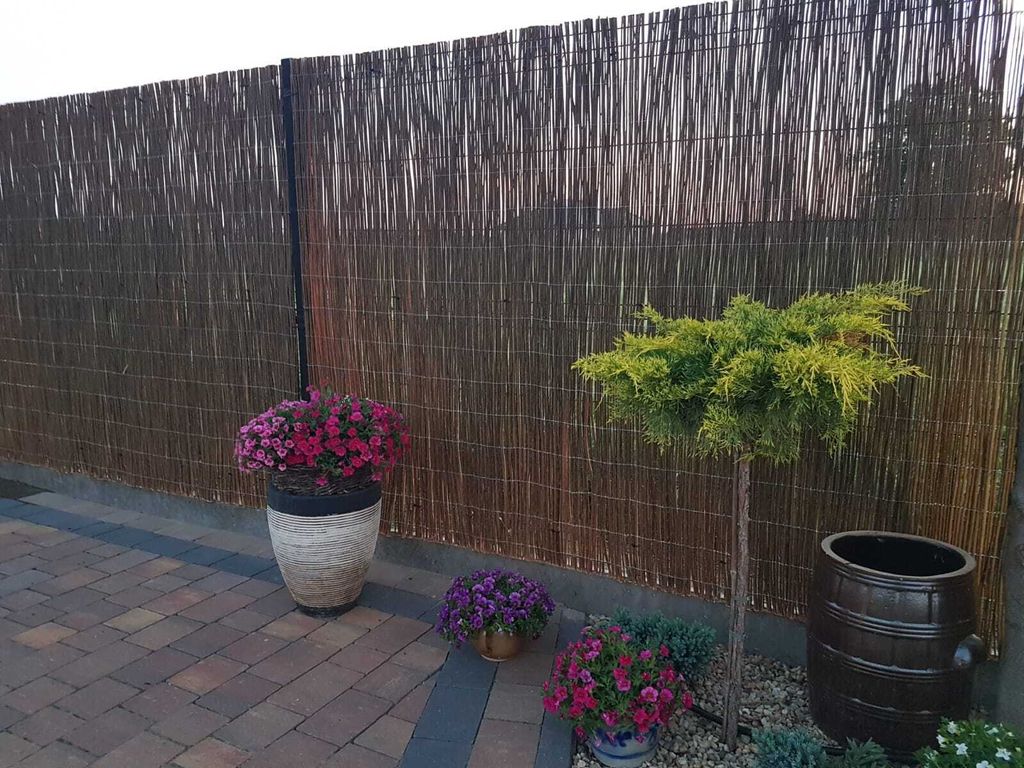 Weidenmatte Als Sichtschutz – 5 M Lang, 50 Cm Hoch, Witterungsbeständig & Vielseitig Für Garten & Balkon