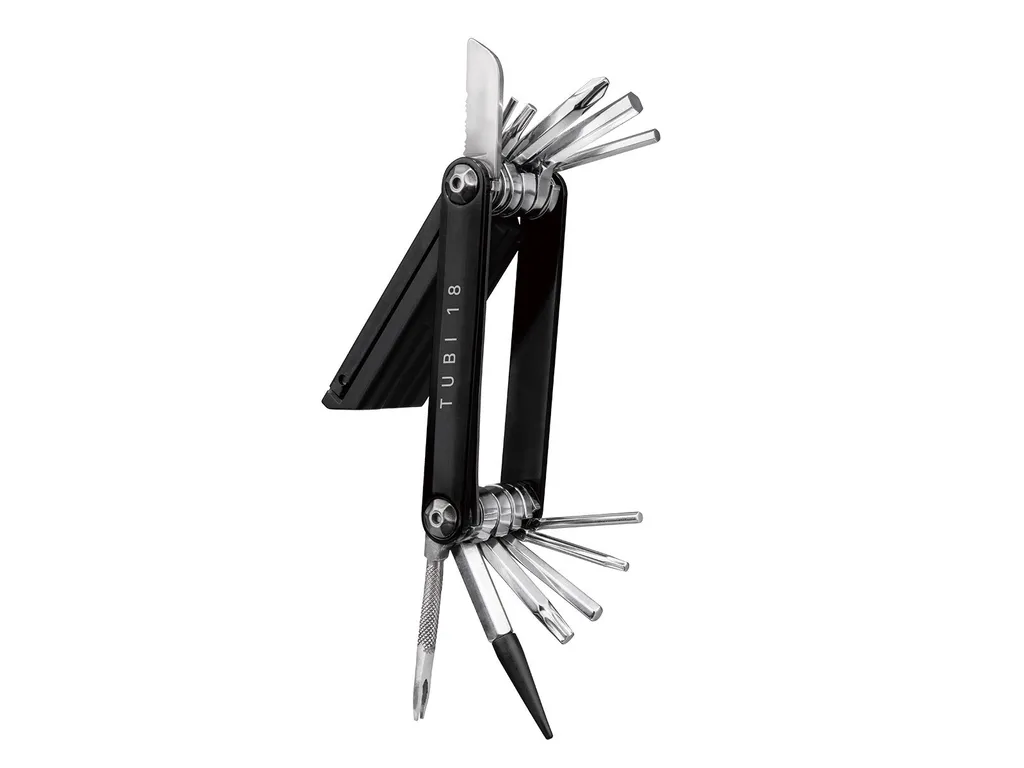 Multitool Topeak Tubi 18 Haute Précision avec Alésoir et Couteau Intégrés - 12