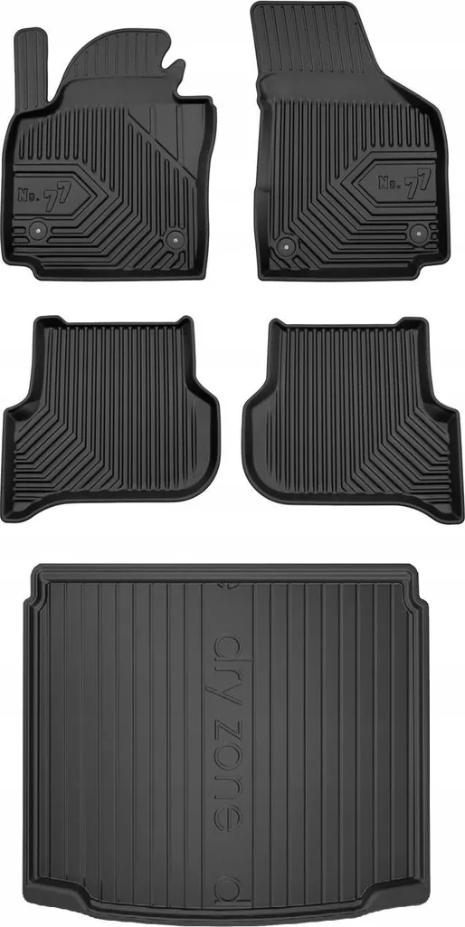 Tappetini VW Golf Plus 2005-2014 su Misura | Gomma Inodore SET 77