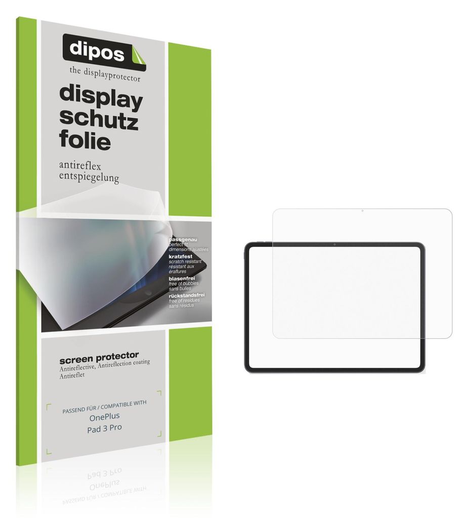 2x Schutzfolie für OnePlus Pad 3 Pro matt Produktbild 