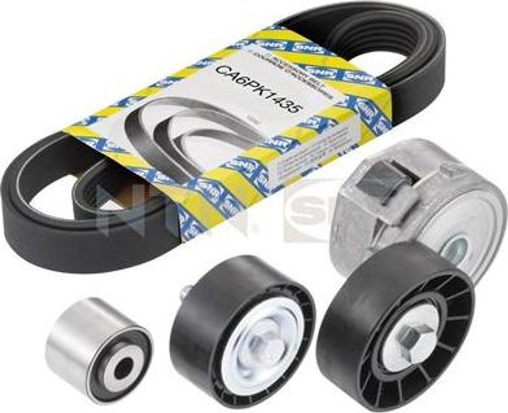 SNR KA866.00 Keilrippenriemensatz OE 4891505AB kompatibel mit Partner, Expert, 306, 206, Scudo, Xsara, Jumpy, Berlingo