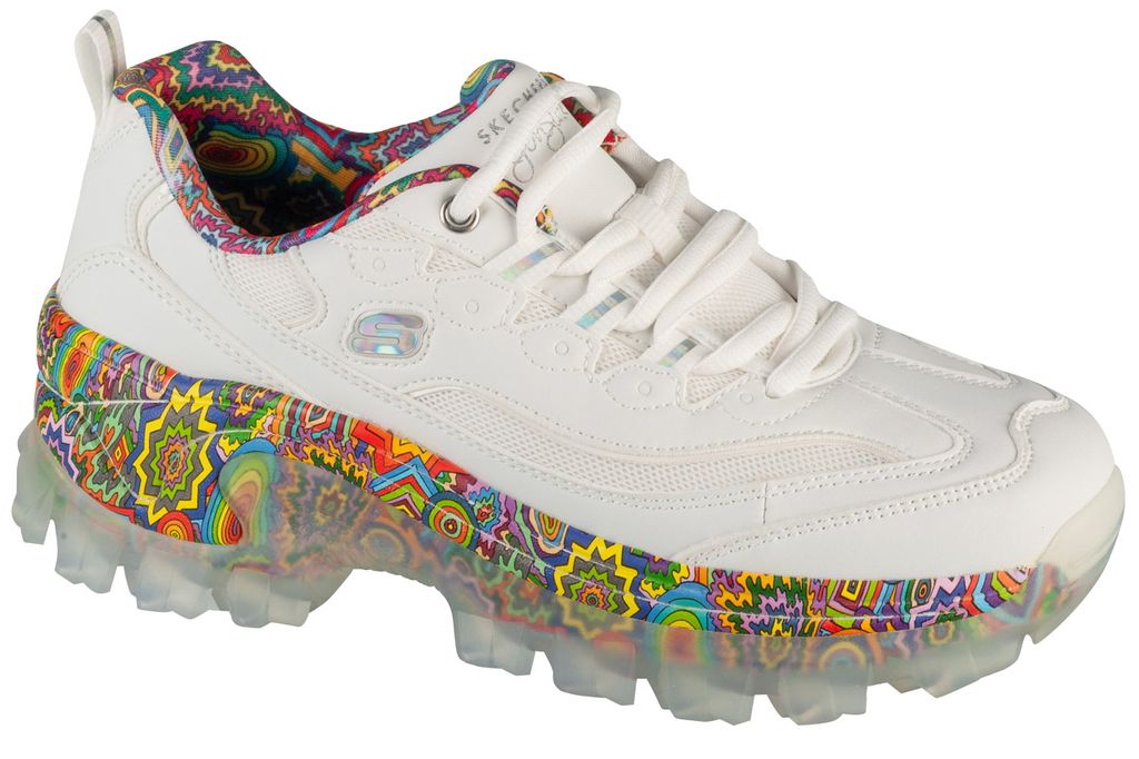 Skechers Jen Stark: Hi-Ryze - Deco Drip 177958-WMLT, Sneaker, Damen, Weiß