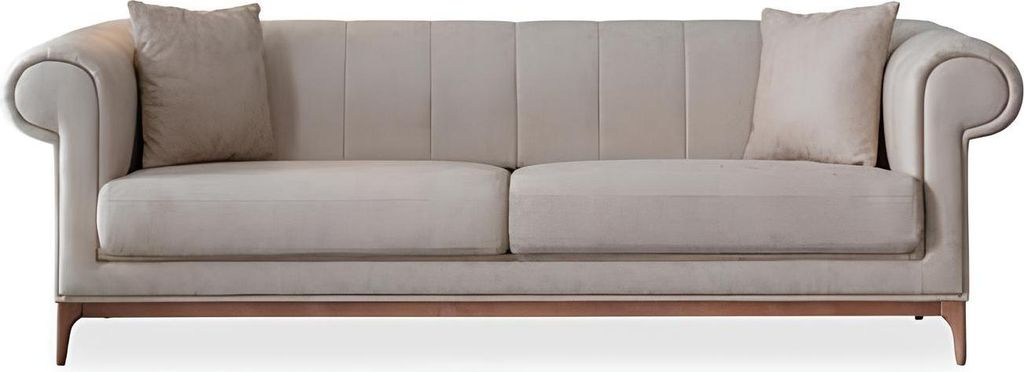 Dreisitzer Bequeme Sofa Italienisches Design Couchen Möbel Sofas Couch