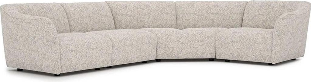 Luxus Garnitur Ecksofa L-Form Polster Wohnzimmer Couchtisch Neu Beistelltisch