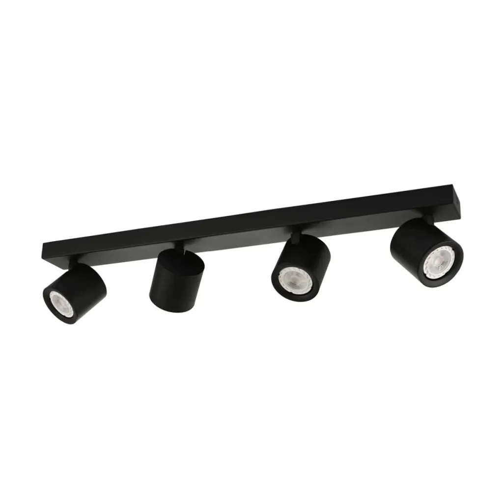 Spot de plafond KARLOTA SPL-31959-4B-BK Italux noir design moderne