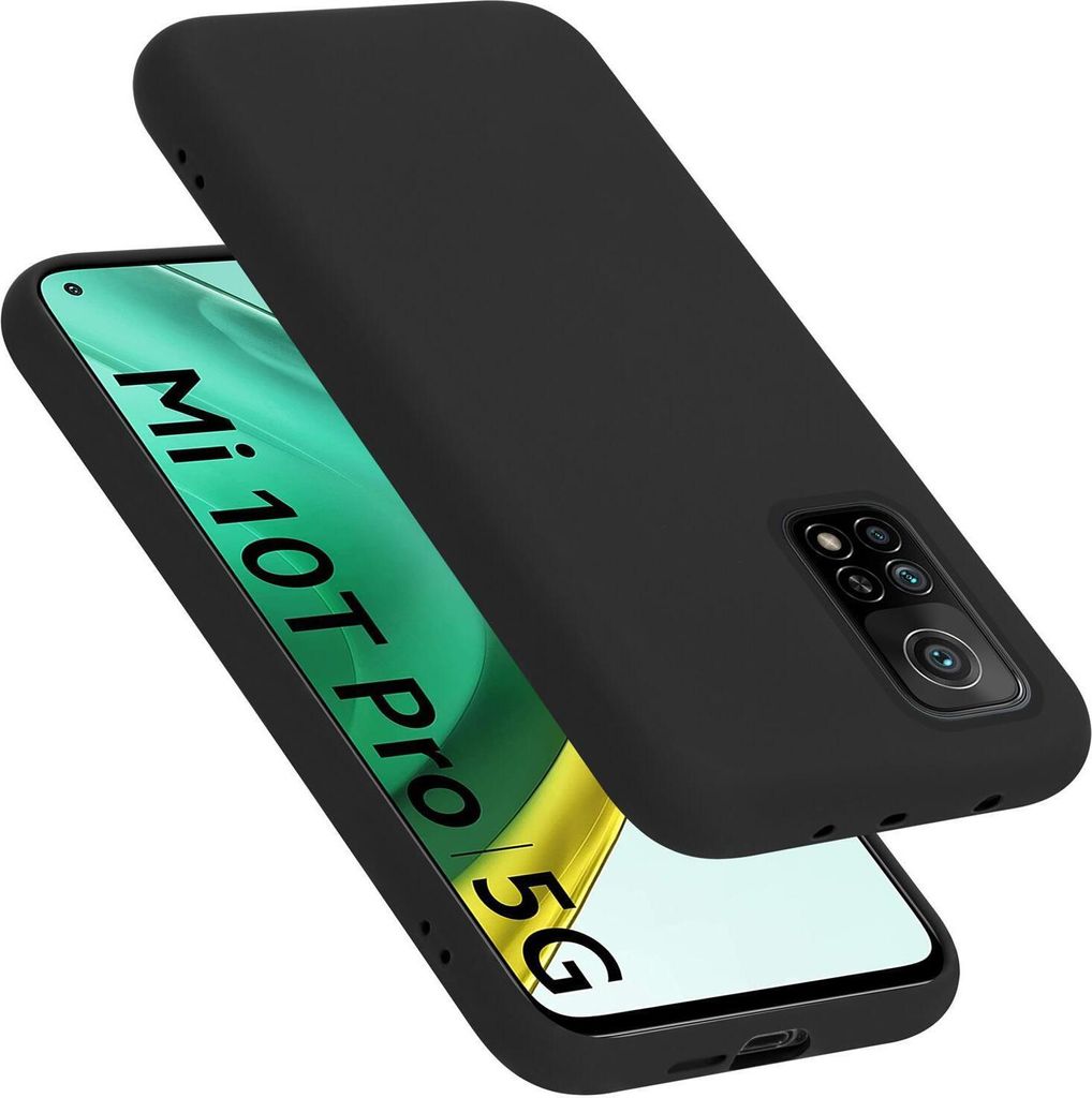 Funda Para Xiaomi Mi 10t Pro Polvo Flash+mica Color Negro