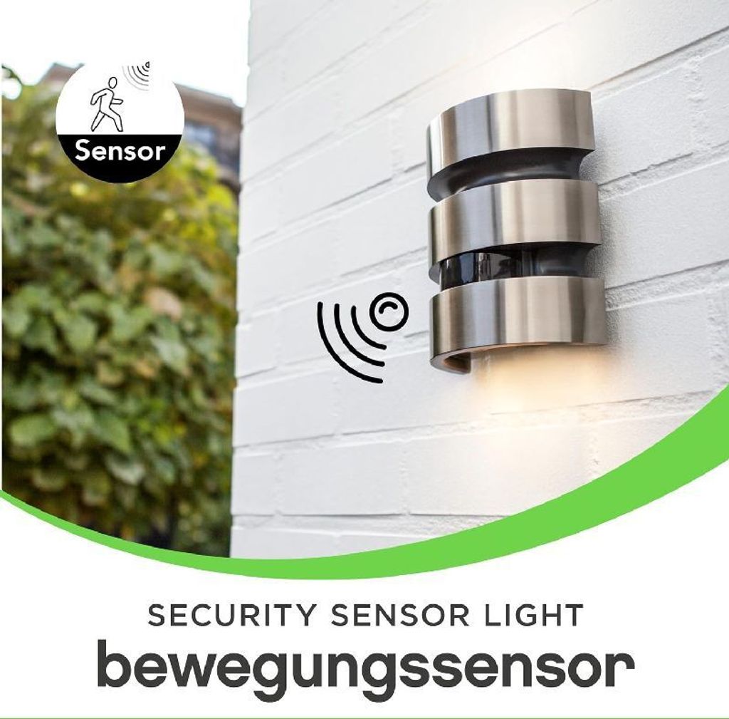 Lutec LED Sensor-Außenleuchte Maya Up- & Downlight mit Produktbild 19