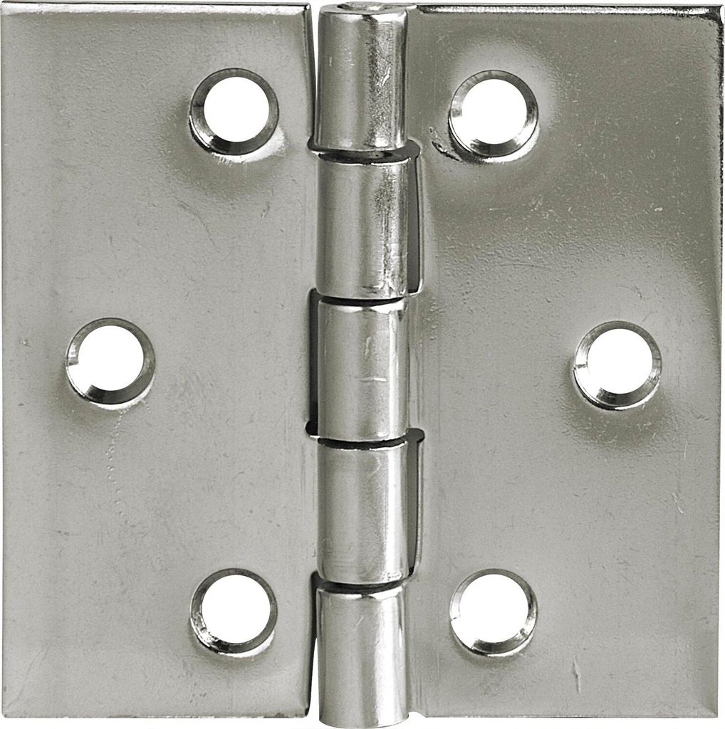 SCHMALE Scharnier DIN 7954 C quadratisch 50 x 50 mm Edelstahl