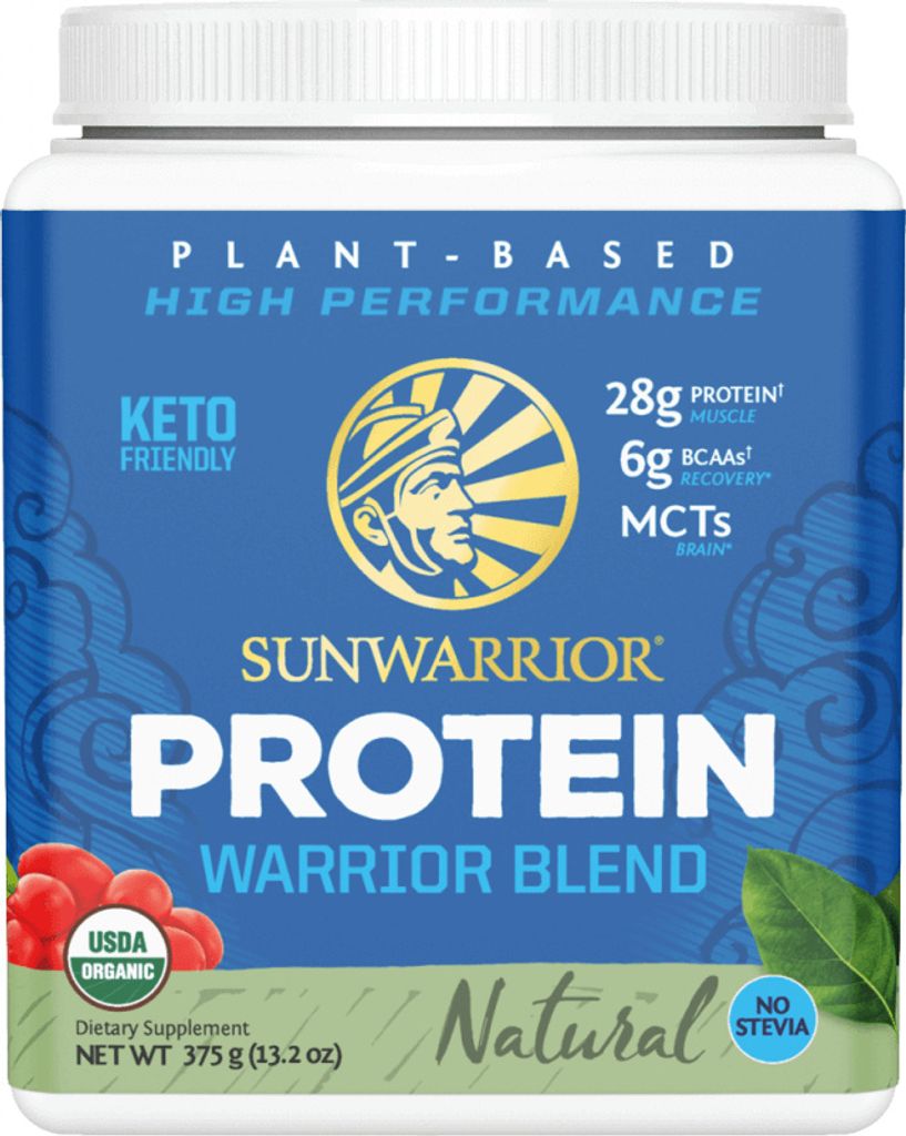 Sunwarrior Warrior Blend Organic (375g) Unflavoured - Produktbild 