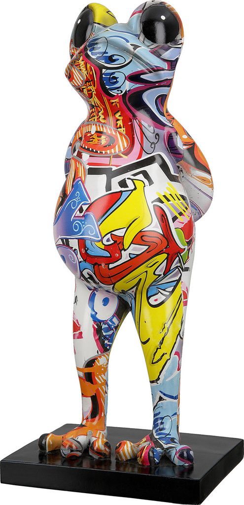 Casablanca by Gilde Dekofigur Skulptur Frosch Street Art H. 30,5 cm,37812
