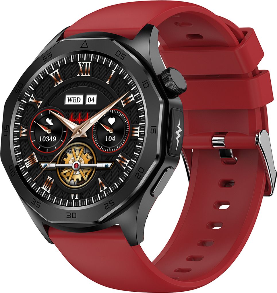 1,43" Smartwatch Damen Herren, mit Telefonfunktion Fitness Tracker Uhr Sport-Gesundheitsüberwachung BT5.2 S0S-Notruffunktion IP68 Wasserdicht, Deu...