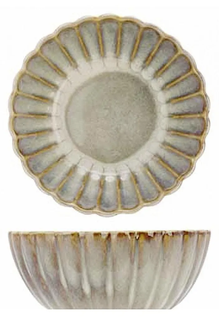 Ciotola in Ceramica Beige Astera Cosy & Trendy 17cm per Tutta la Famiglia
