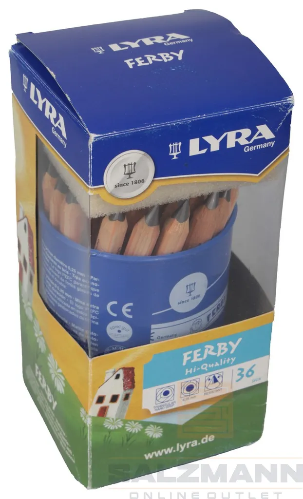 Crayons de couleur Multicolore Lyra Graphite avec mine haute résistance