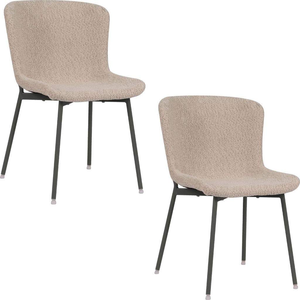 Housecraft Living Maryan Esszimmerstuhl Off White / Gebrochenes Weiß - 2 er Set