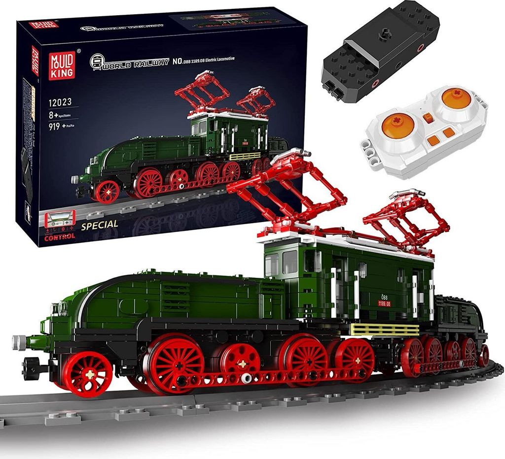 Mould King 12023 Ferngesteuerter Zš¹ge MOC Klemmbausteine 919PCS Baukasten Geschenk Modell Kinder Spielzeug