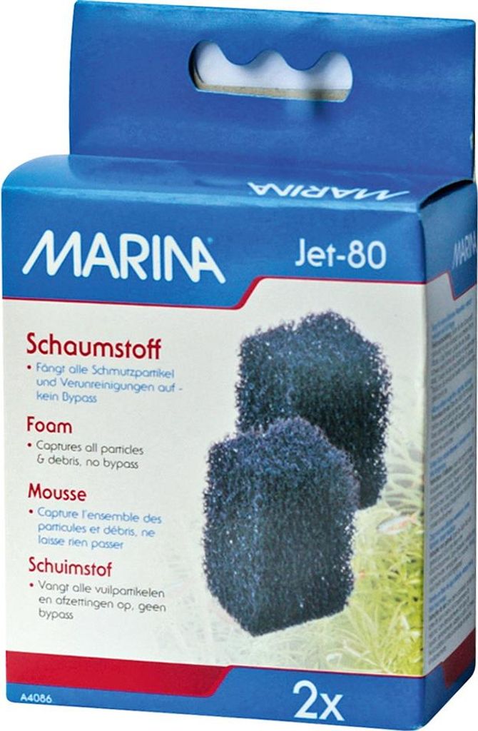 Marina Jet 80 Ersatzschwammfilter 2er Produktbild 