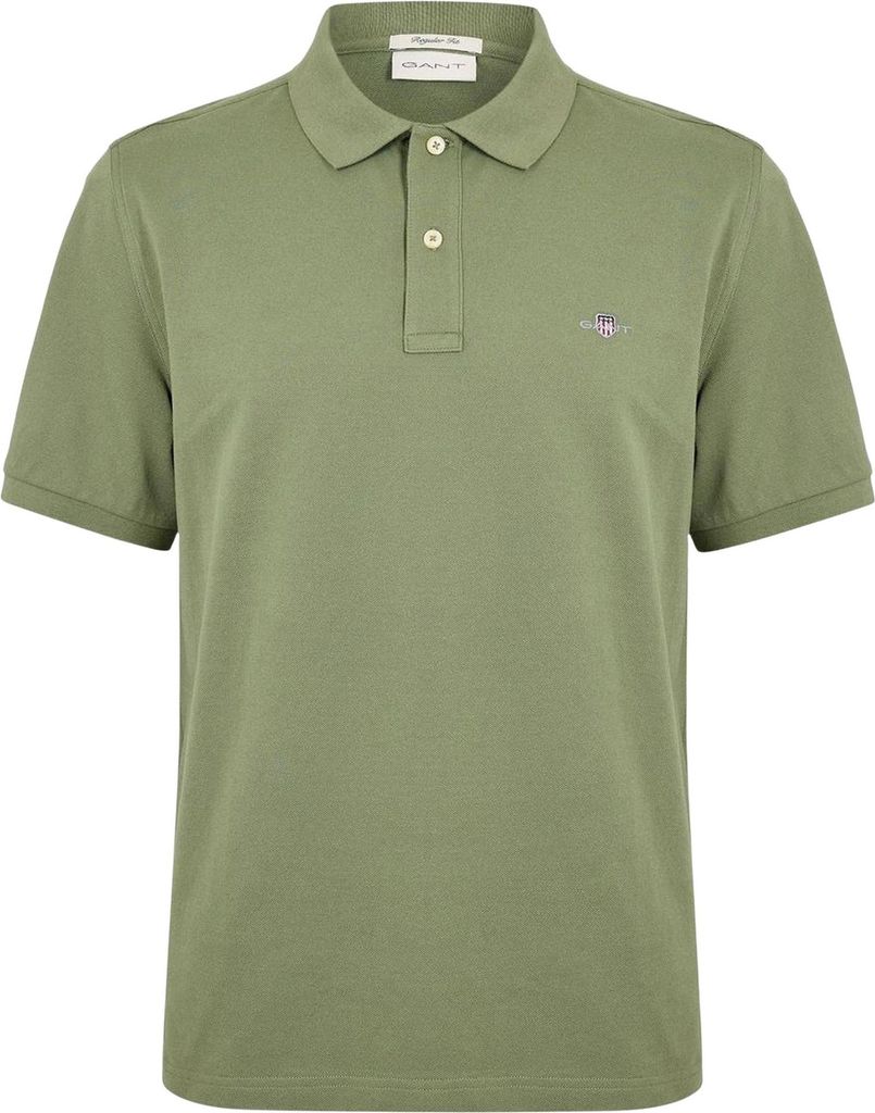 Gant Tipping SS Pique Rugger Poloshirt Herren
