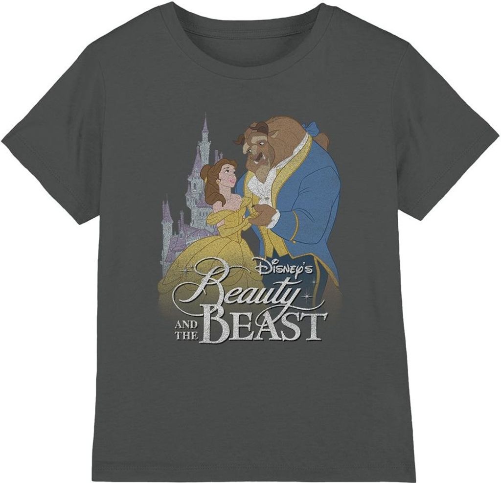 Beauty And The Beast - T-Shirt für Kinder TV4495 (152-158) (Holzkohle)