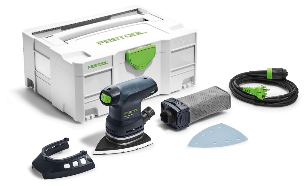 Festool DTS 400 REQ-Plus, Delta-Schleifer, Schwarz, Grün, Produktbild 
