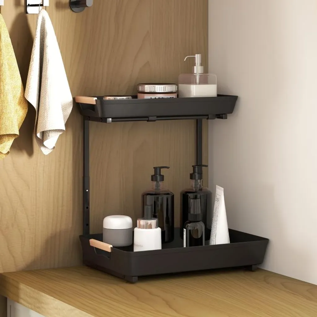 Station bar à café pour plan de travail, étagère à épices compacte
