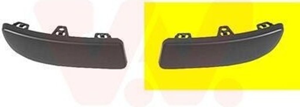 VAN WEZEL 4366554 Stoßstangen-Abdeckung Hinten Rechts für RENAULT MODUS / GRAND MODUS (F/JP0)